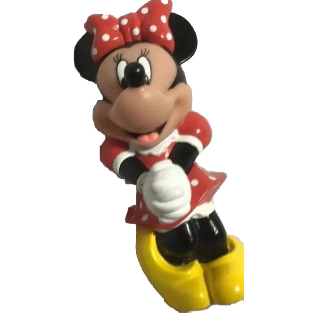 Disney Minnie Mouse 6 Inch Soft Squeak Toy Figure Baby Toy Or Cake Topper